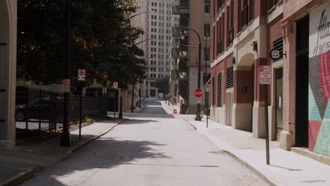 urban alley in daylight