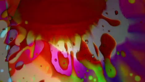 pulsating multi-colored psychedelic liquid light effect