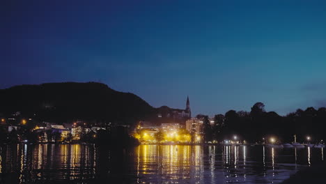 annecy, france, at night time