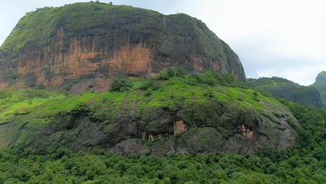 sahyadri western ghats mountain closeup view