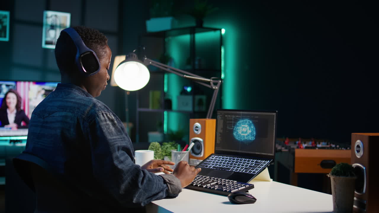 personen, die nachts kodieren