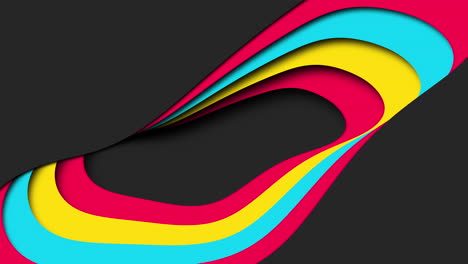 vibrant wave pattern on black a dynamic design element