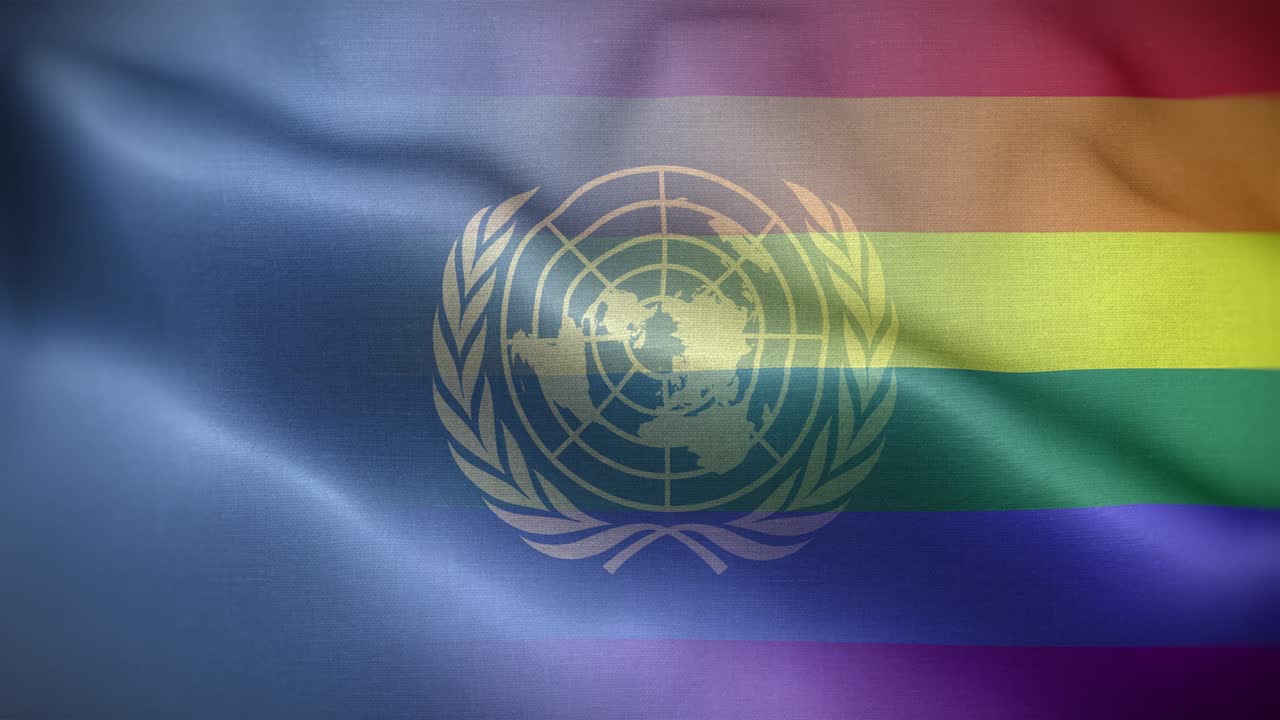 el fondo del bucle de la bandera 4k