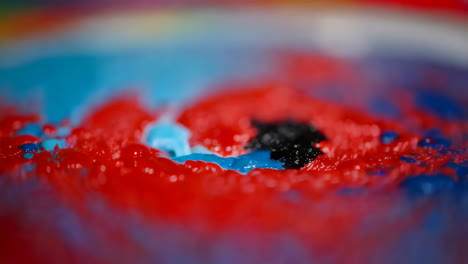 remolinos de pintura abstracta
