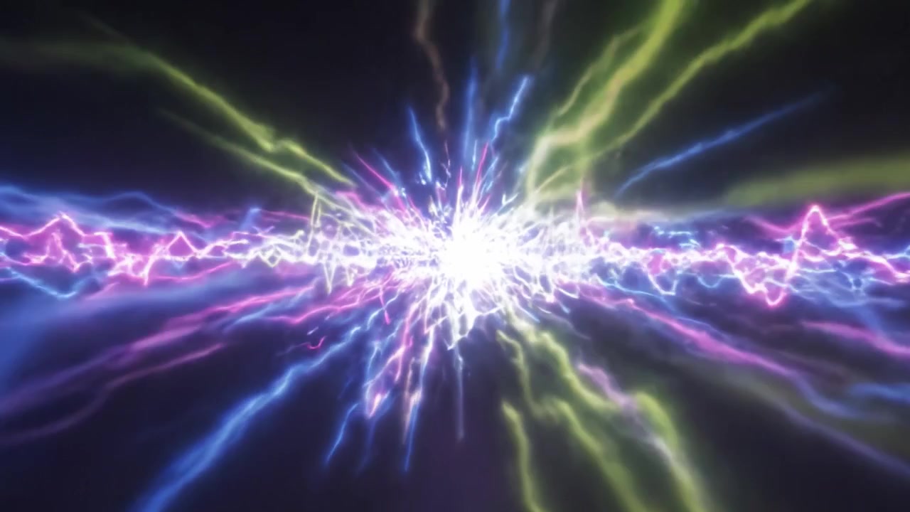 Una sequenza accattivante di forme d'onda dinamiche che rappresentano frequenze audio vibranti e schemi colorati di progressione dell'energia sonora.