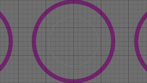 cuadrícula de fondo abstracta con círculos versión a 23