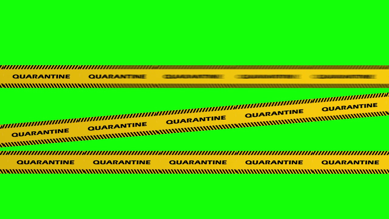 Immagini di nastro di quarantena