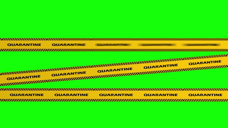Quarantäneband-Bilder