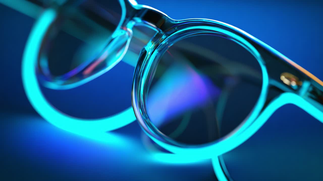 Eyeglasses with blue light filter