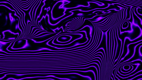 Diseño-Abstracto-Dinámico-En-Color-Morado-Y-Negro-Con-Líneas-Onduladas,-Perfecto-Para-Sitios-Web-Y-Creativos