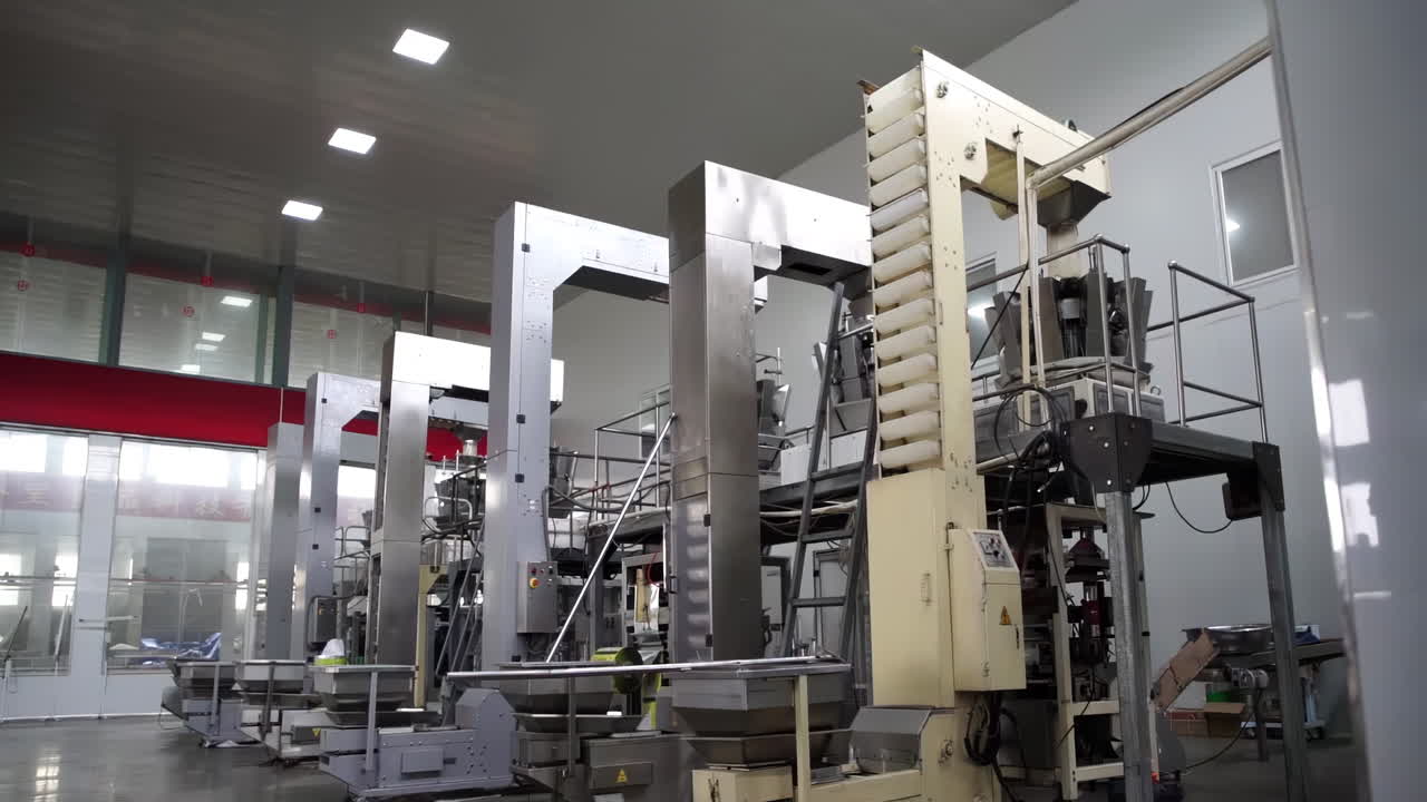 Large-Scale Industrial Food Processing Factory