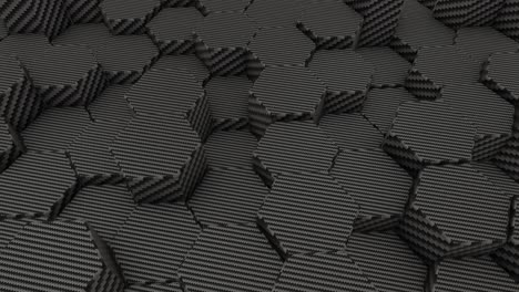 abstract black fiber technology background (loopable)