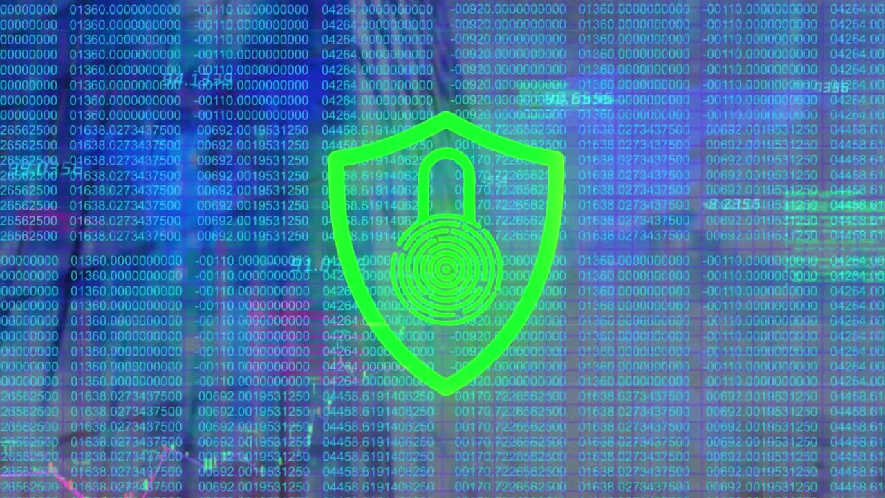 animación del candado biométrico y procesamiento de datos