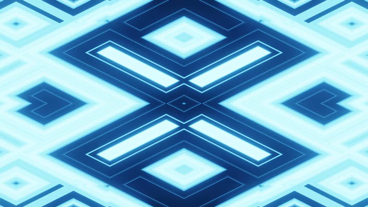 vi bucle de neón azul helado x letra de fondo de la fiesta