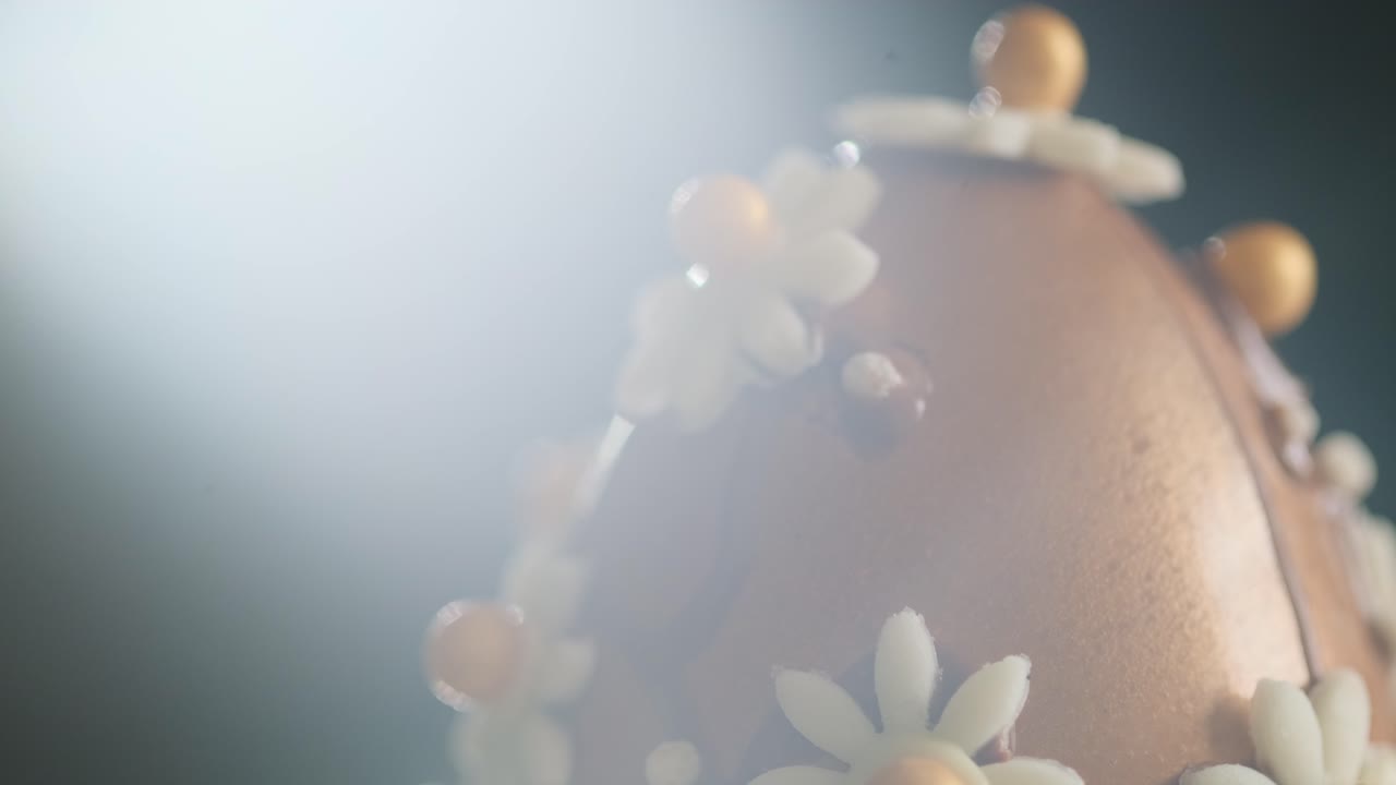 Decorated Chocolate Easter Egg