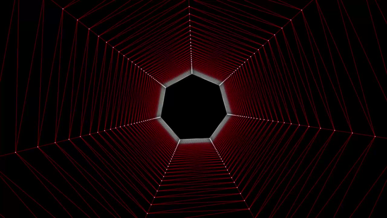 fondo de movimiento de túnel sin costuras 4k