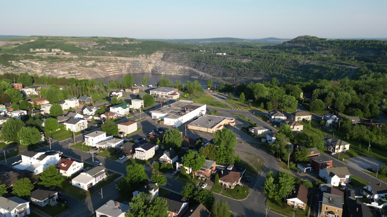 아스베스토스 데스 소르스 (quebec, canada) 에서 드론으로 촬영된 사진