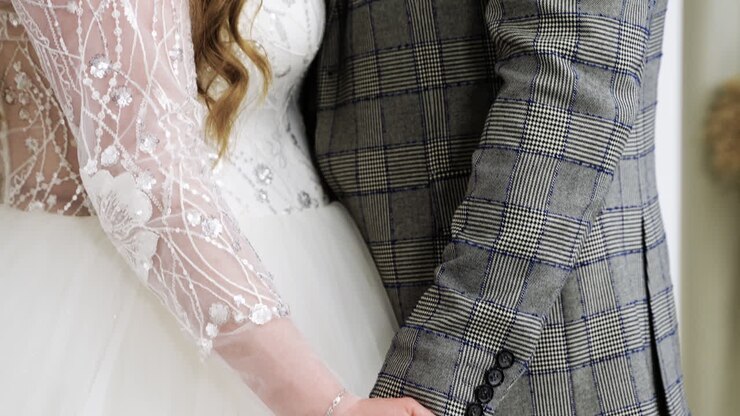 Couple at the altar