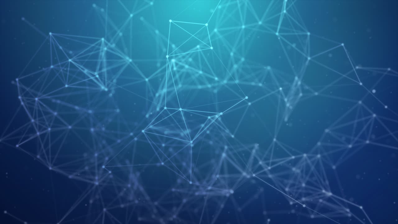 206 modern technological rotary background with connections and nodes dynamic plexus futuristic