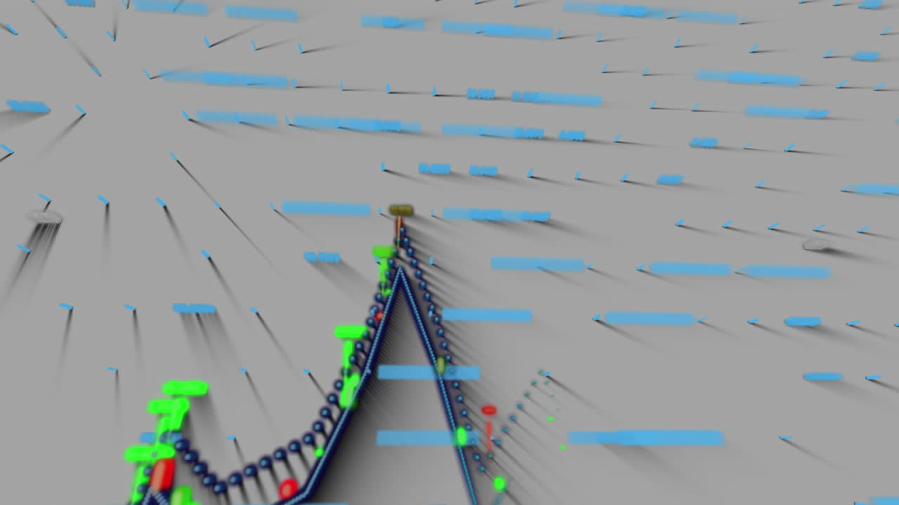 모양 위의 데이터 처리의 애니메이션
