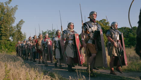roman legion marching