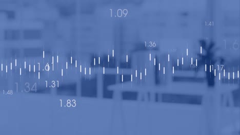 Animation-of-changing-numbers-and-data-processing-against-empty-office