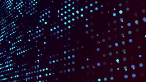 futuristic blue stream data, communication flying, digital technologic animation