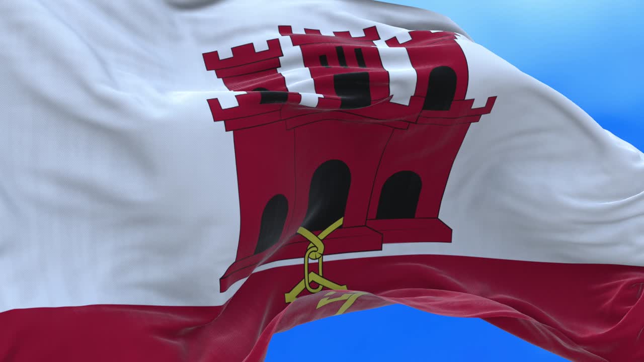 지브롤터 발의 끊임없는 루프.