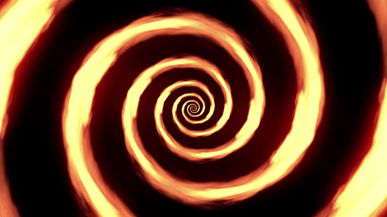 espiral hipnótica girando fuego deroste
