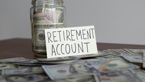 Concept-of-having-a-retirement-account-with-money-in-it