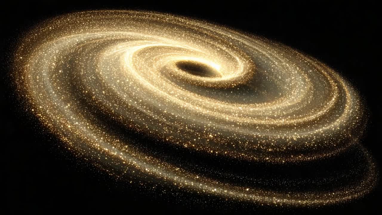 A Stunning Cosmic Spiral: An Ethereal Galaxy Swirling with Stars and Light, Captured in Remarkable Detail, evoking the Beauty of the Universe's Celestial Wonders