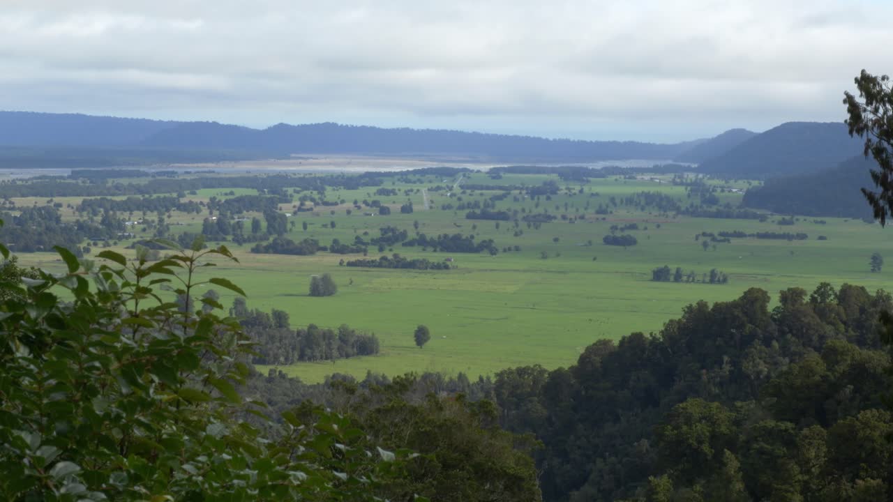 Waiho River - Glacial Meltwater River Of The Franz Josef Glacier In New Zealand's West Coast - Wide Shot