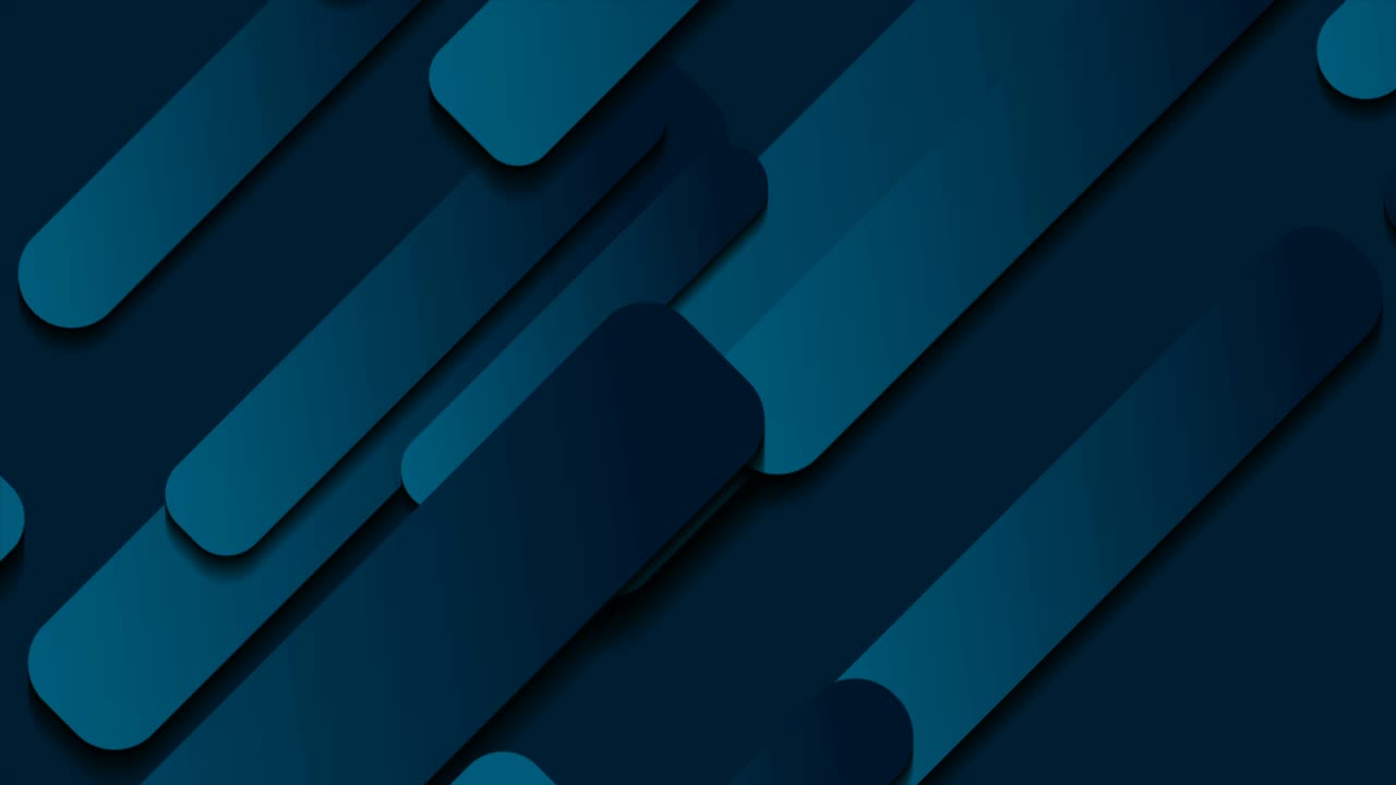 Fundo em movimento abstrato geométrico minimalista azul escuro de alta tecnologia