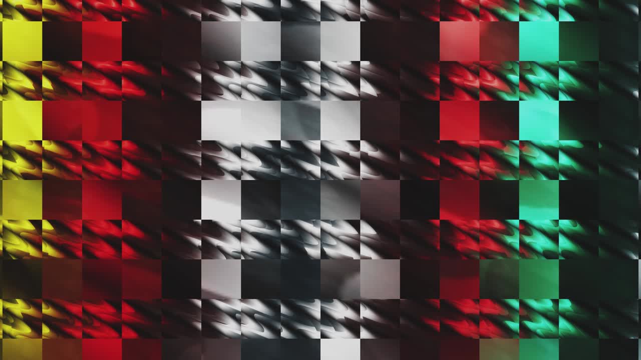 kaleidoscopio en movimiento. gráficos en movimiento de 4k