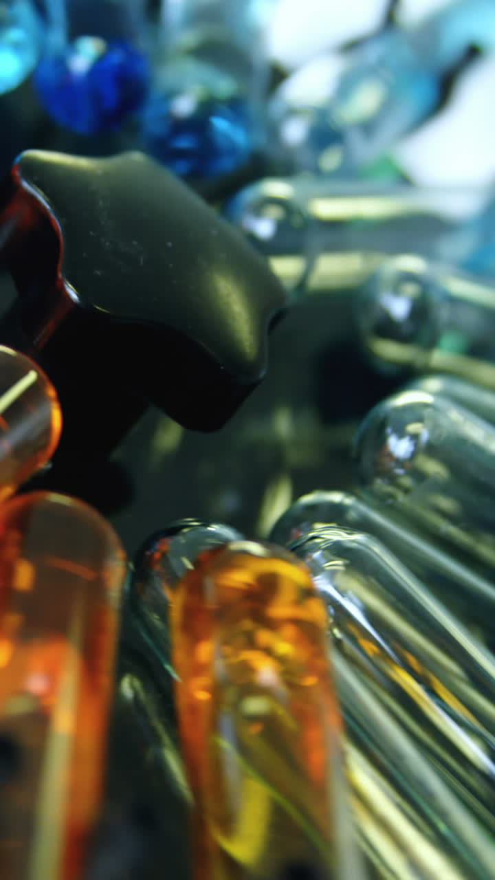 Test tube rotator in laboratory 4k
