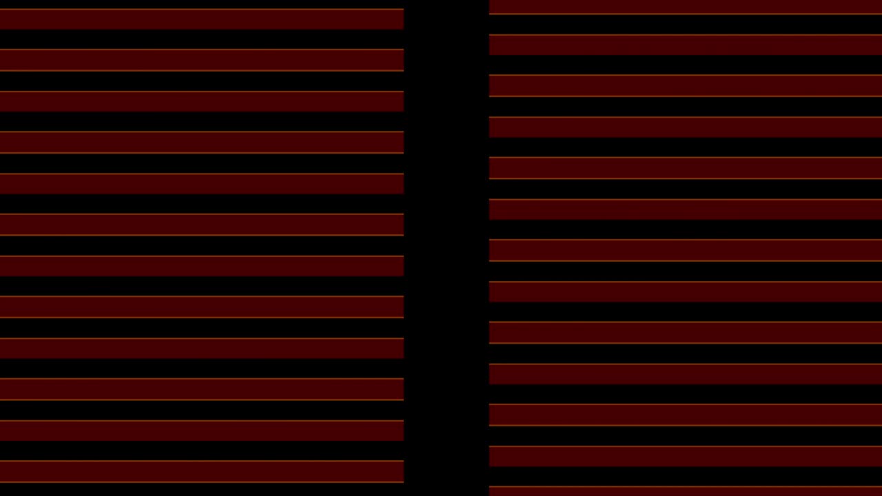 animación compuesta por rayas de colores intersectadas.