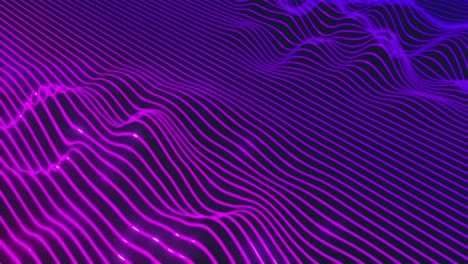 abstract neon lines wavy liquid shape background