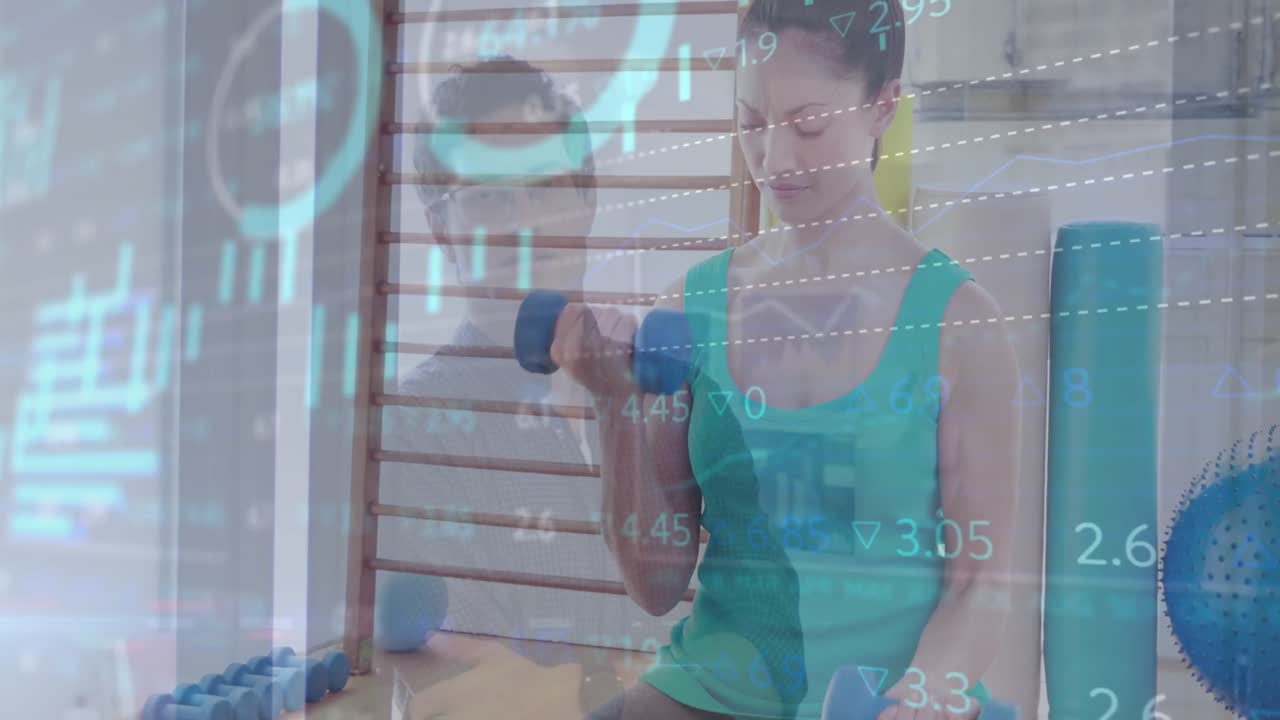 compuesto de procesamiento de datos financieros sobre mujeres que ejercen