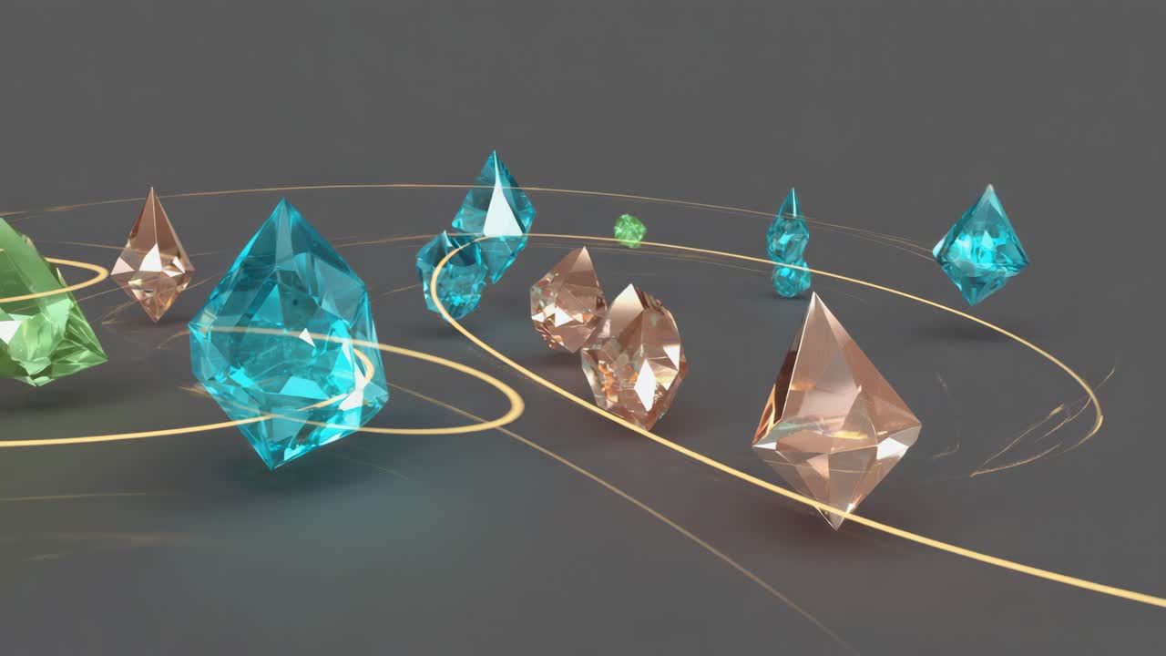 Crystals and Light Trails