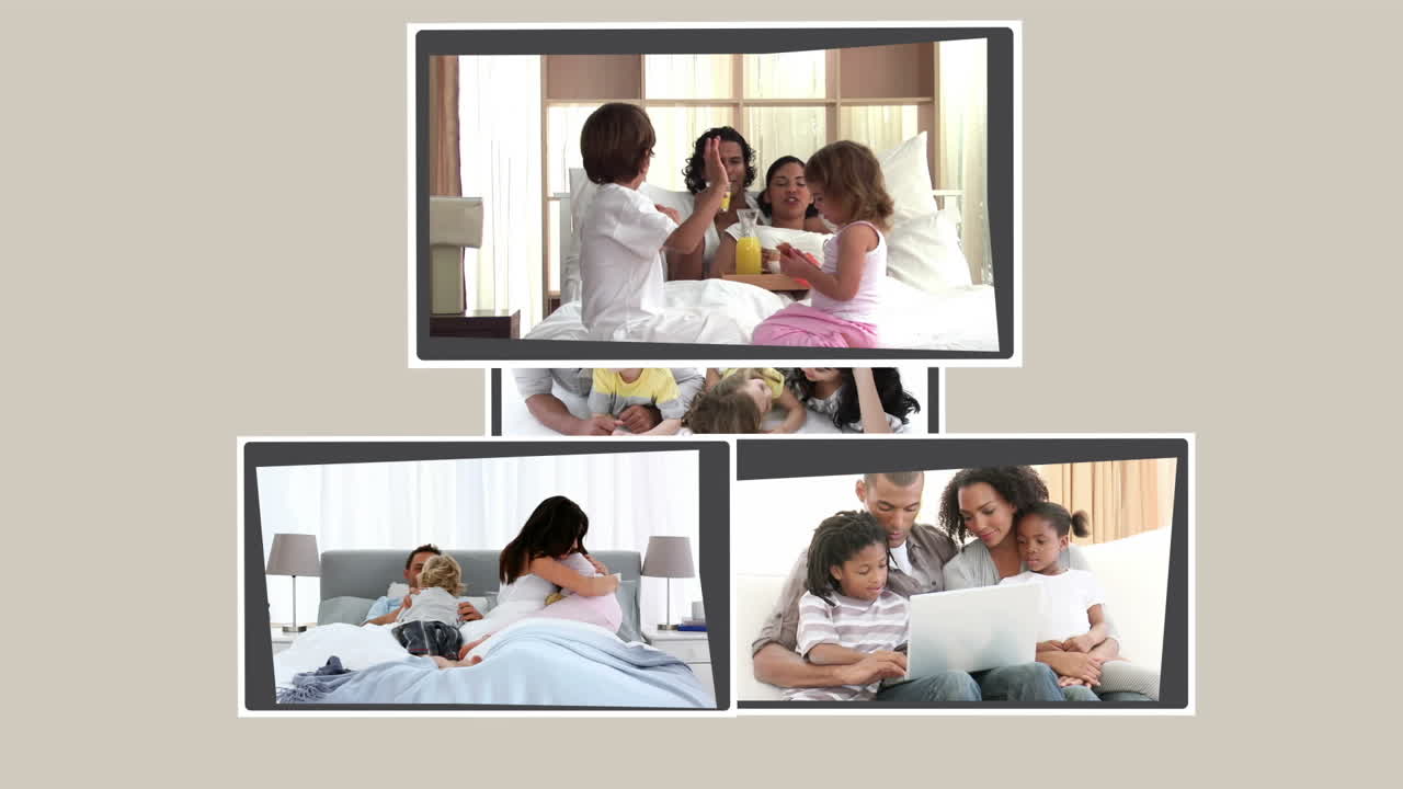 가족에 대한 애니메이션 인터페이스