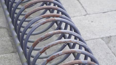 ground rack for parking bicycles