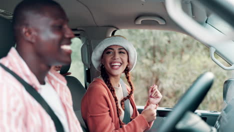 friends on a fun road trip