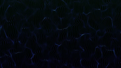 abstract blue wave background. technology big data background. motion of digital data flow. big data wave of particles. futuristic wave of dots. cyber or technology background. seamless vj loop 4k