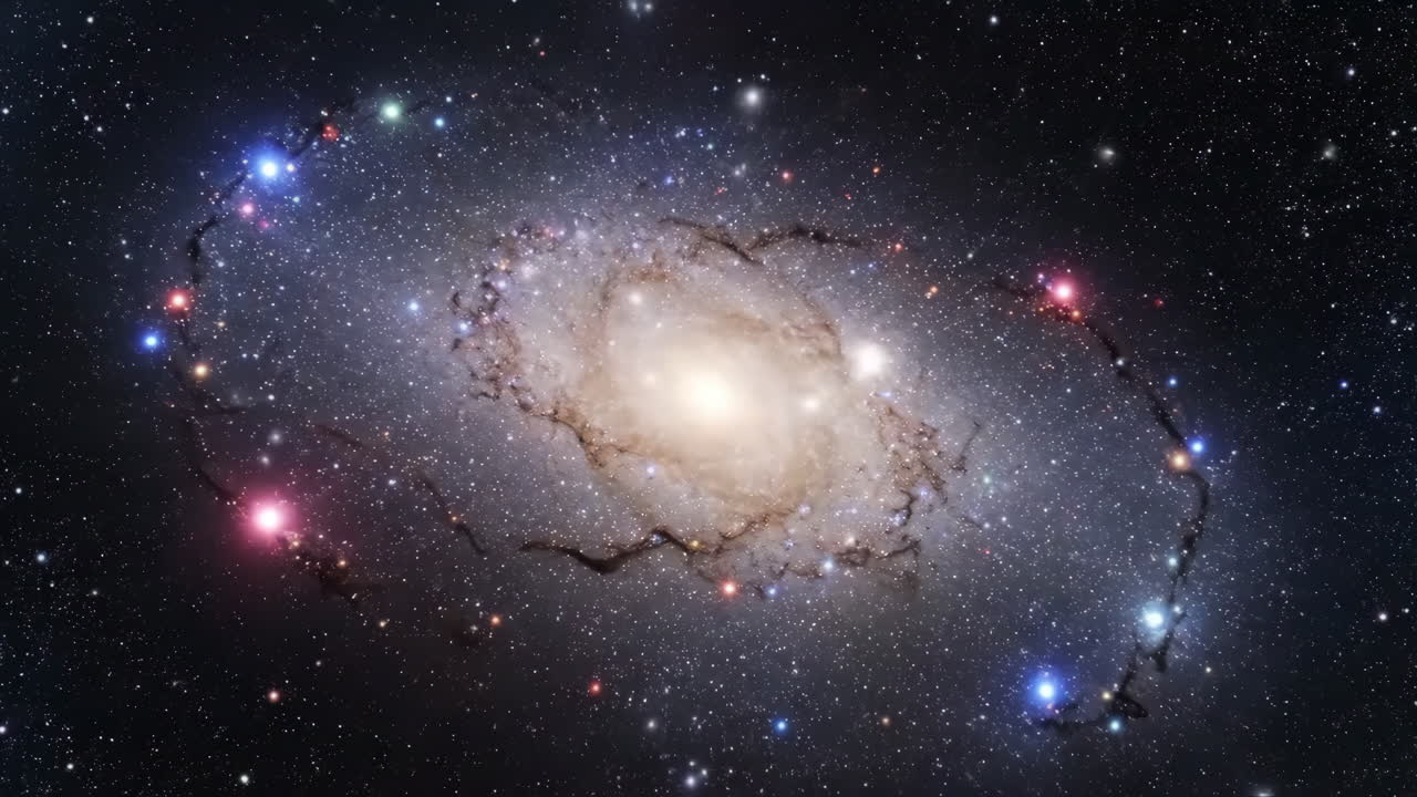 A beautiful galaxy in outer space