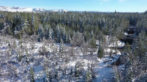 Snow-Covered-mountains---Aerial-View