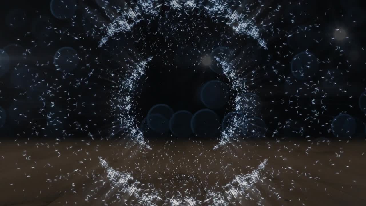 Edge sparks arising merging into gold ring, flash emitting silver sparks forming halo shifting hues