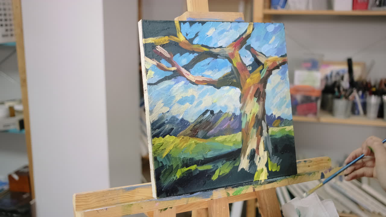 풍경 그림을 그리는 사람