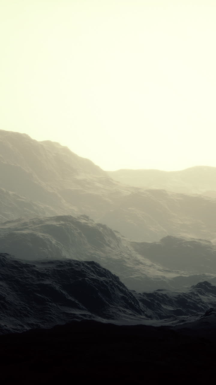 una vista de una cordillera