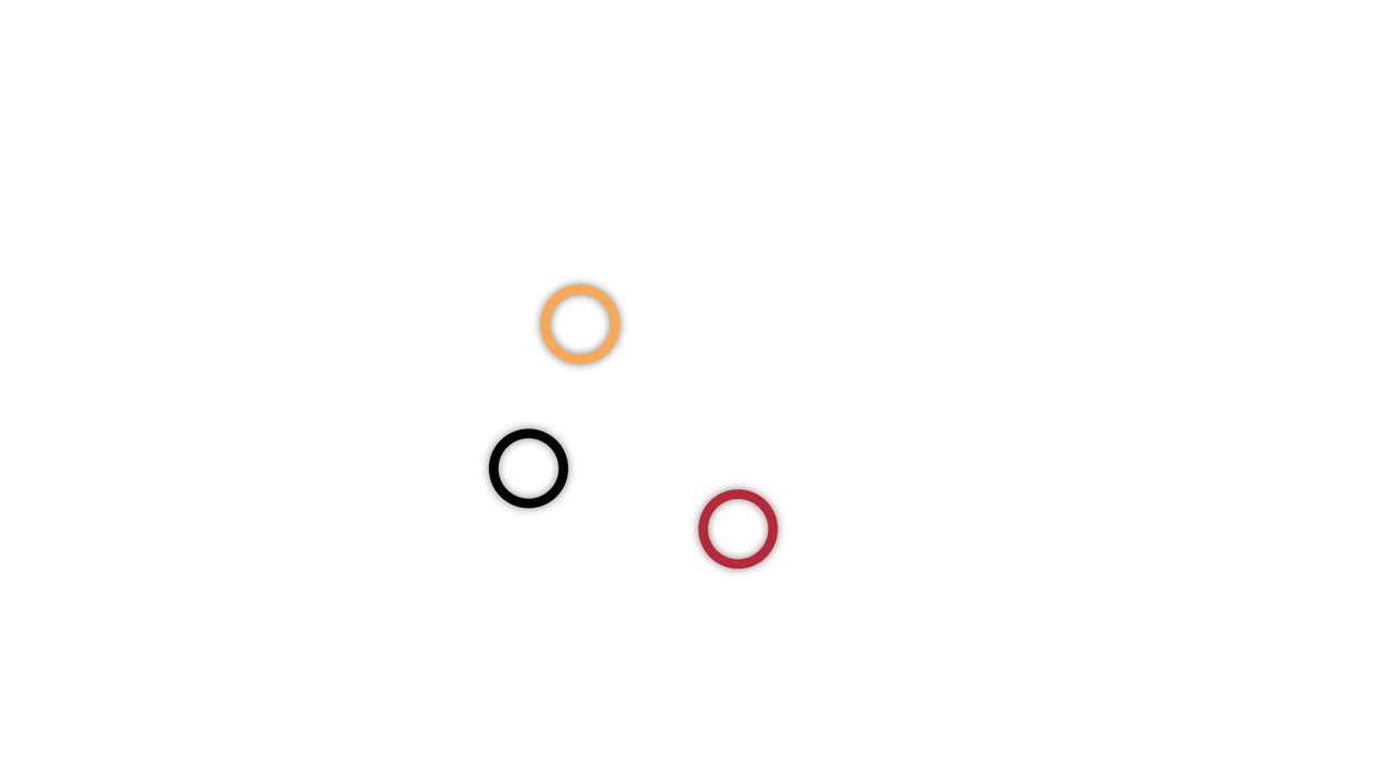 esperando la descarga. círculos para protectores de pantalla de la web. ilustración de video 4k.