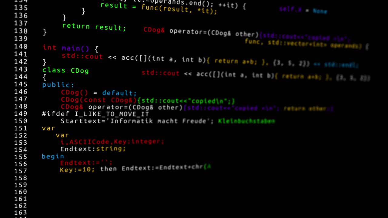 Digital hacker program coding cyber screen futuristic hacking codes loop background programming code